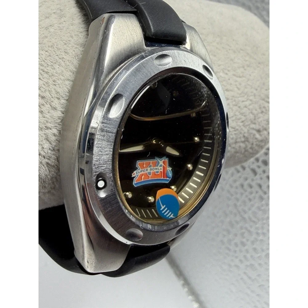 Fossil PR1665 Super Bowl XLI New‎ Battery Mens Watch 36MM 8